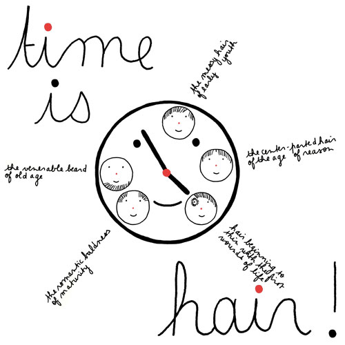 time is hair