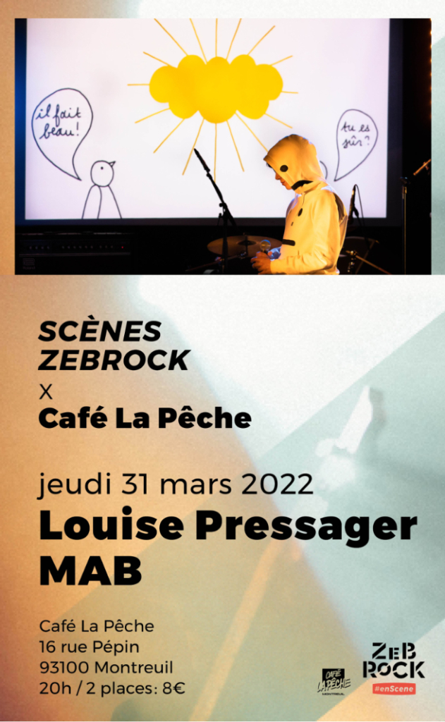 Louise Pressager @ Café de la Pêche
